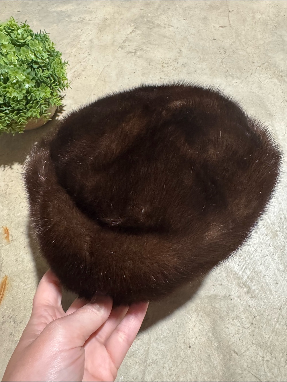 Lowenthals Vintage Mink Fur Pillbox Hat 50s 60s Jackie Kennedy Classy Mobwife